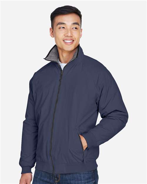 Unisex Three Season Classic Jacket – On Model – Side