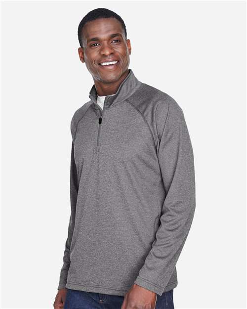 Men's Stretch Tech-Shell® Compass Quarter-Zip Pullover – On Model – Side