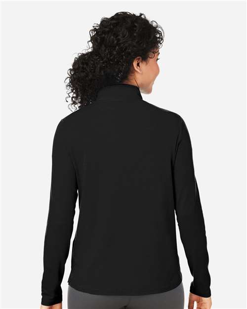 Women's Raleigh Stretch Quarter-Zip Pullover – On Model – Back