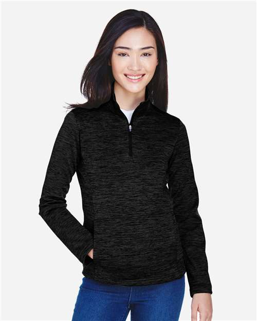 Women's Newbury Mélange Fleece Quarter-Zip Pullover