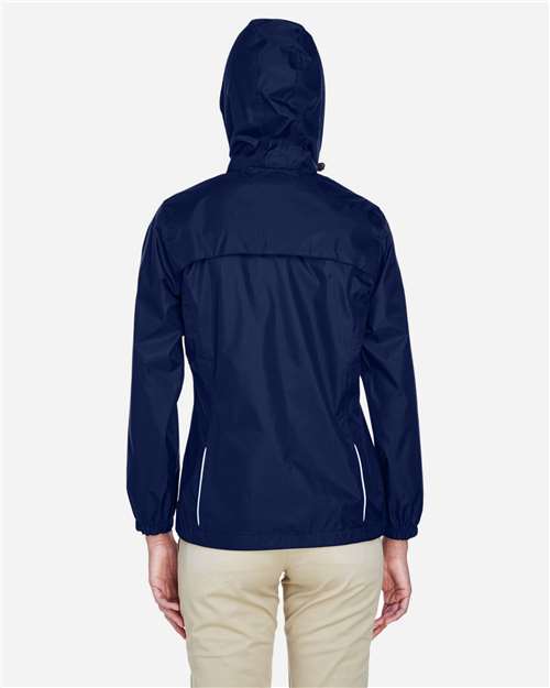 Women's Climate Seam-Sealed Lightweight Variegated Ripstop Jacket – On Model – Back