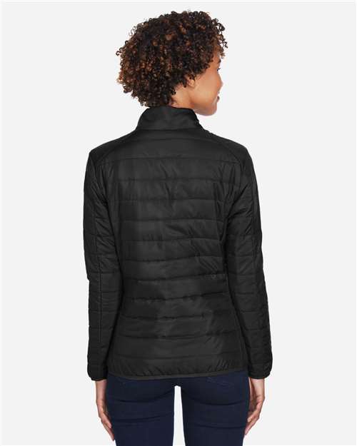 Women's Prevail Packable Puffer Jacket – On Model – Back