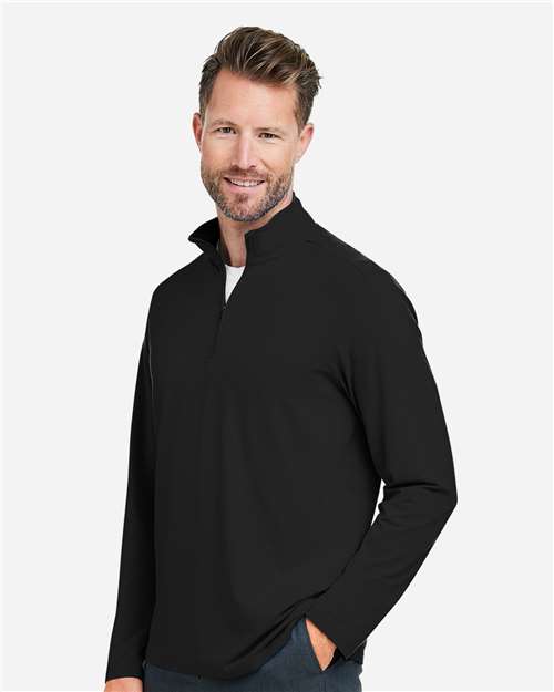 Men's Raleigh Stretch Quarter-Zip Pullover – On Model – Side
