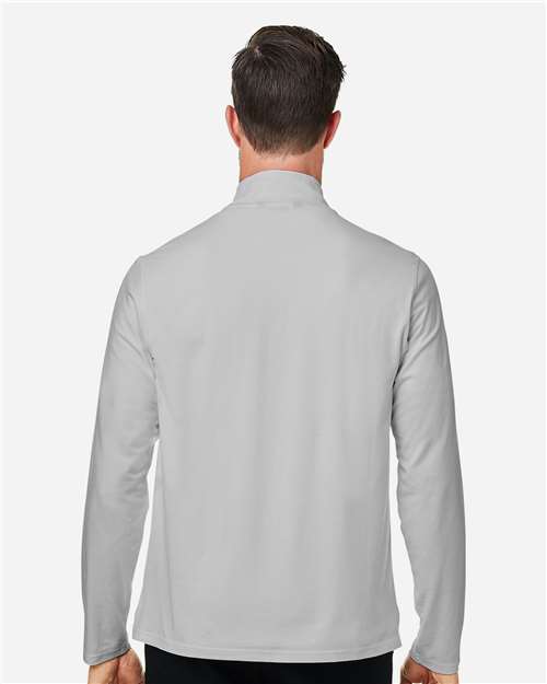 Men's Raleigh Stretch Quarter-Zip Pullover – On Model – Back