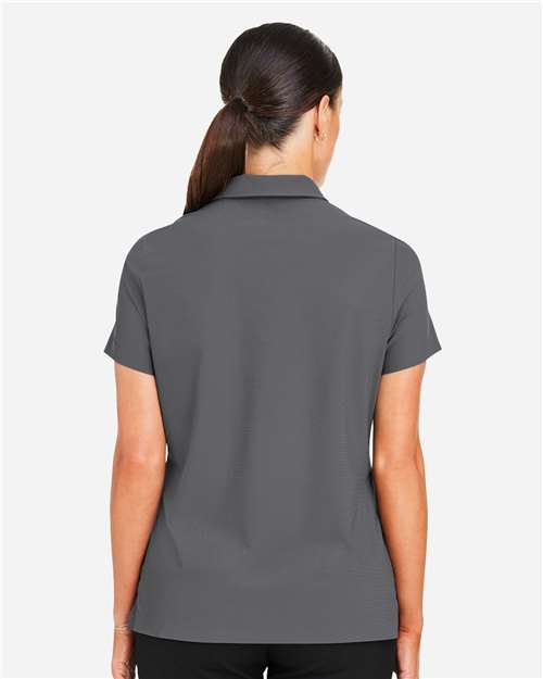 Women's CrownLux Performance® Windsor Welded Polo – On Model – Back