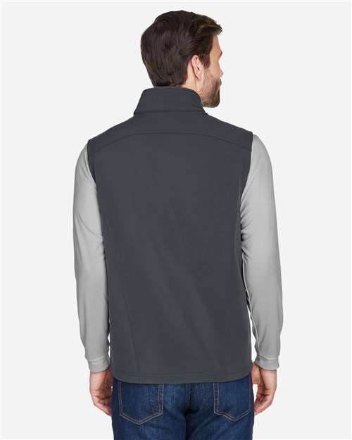 Men's Cruise Two-Layer Fleece Bonded Soft Shell Vest – On Model – Back