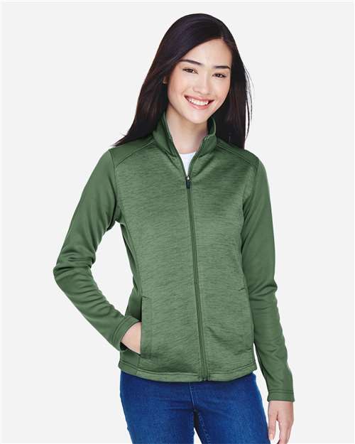 Women's Newbury Colorblock Mélange Fleece Full-Zip Jacket