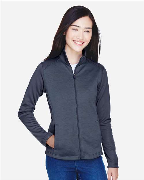 Women's Newbury Colorblock Mélange Fleece Full-Zip Jacket