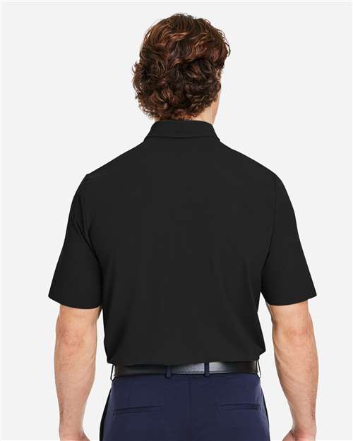 Men's CrownLux Performance® Windsor Welded Polo – On Model – Back