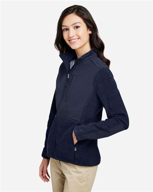 Women's Journey Summit Hybrid Full-Zip – On Model – Side
