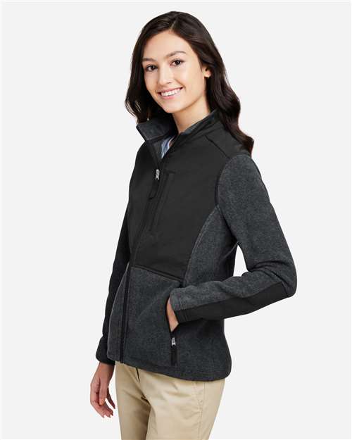 Women's Journey Summit Hybrid Full-Zip – On Model – Side
