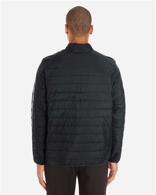 Men's Prevail Packable Puffer Jacket – On Model – Back