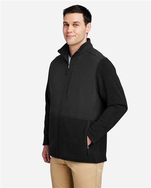 Men's Journey Summit Hybrid Full-Zip – On Model – Side