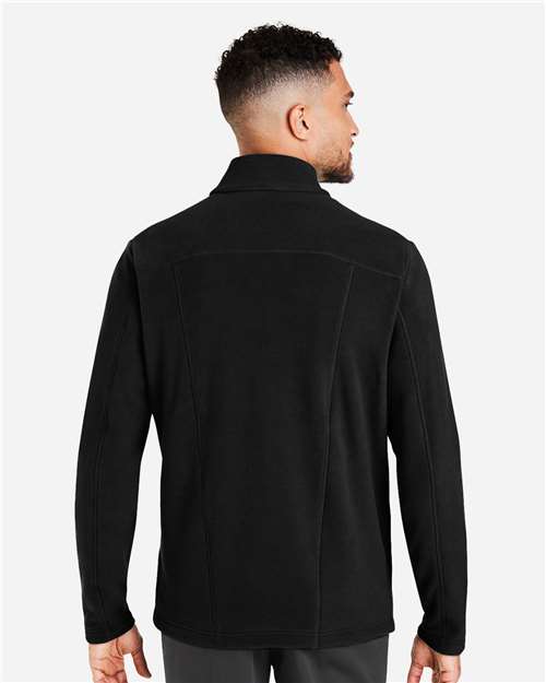 Men's CrownLux Performance® Fleece Full-Zip Jacket – On Model – Back