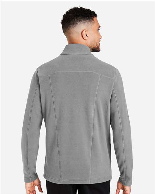 Men's CrownLux Performance® Fleece Full-Zip Jacket – On Model – Back