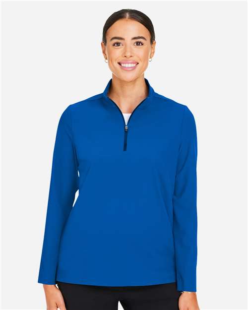 Women's CrownLux Performance® Windsor Welded Quarter-Zip Pullover