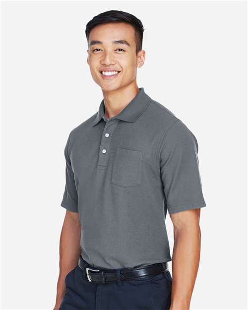 Men's DRYTEC20™ Performance Pocket Polo – On Model – Side