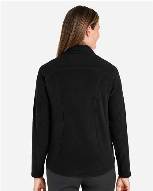 Women's CrownLux Performance® Fleece Full-Zip Jacket – On Model – Back