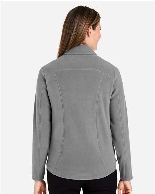 Women's CrownLux Performance® Fleece Full-Zip Jacket – On Model – Back