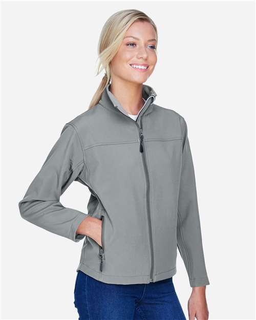 Women's Soft Shell Jacket – On Model – Side