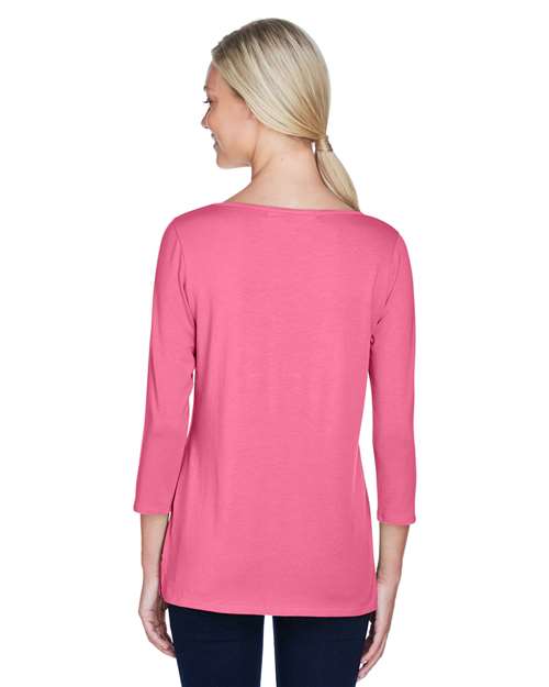 Women's Perfect Fit™ Ballet Bracelet-Length Knit Top – On Model – Back