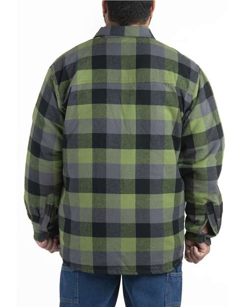 Men's Tall Timber Flannel Shirt Jacket – On Model – Back