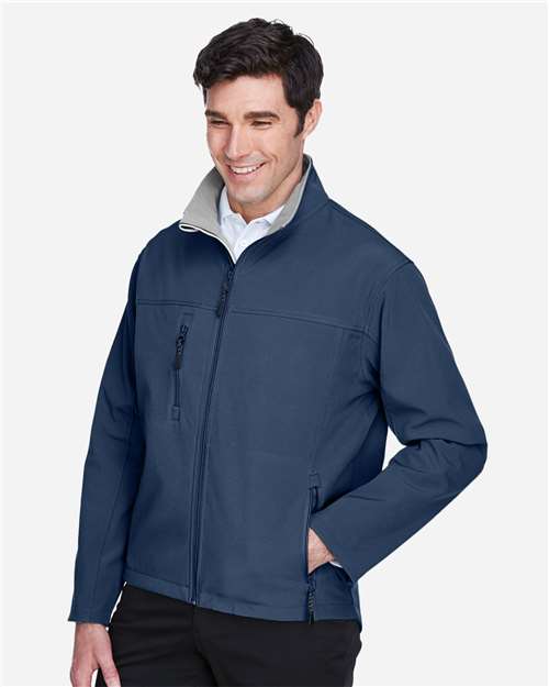 Men's Soft Shell Jacket – On Model – Side
