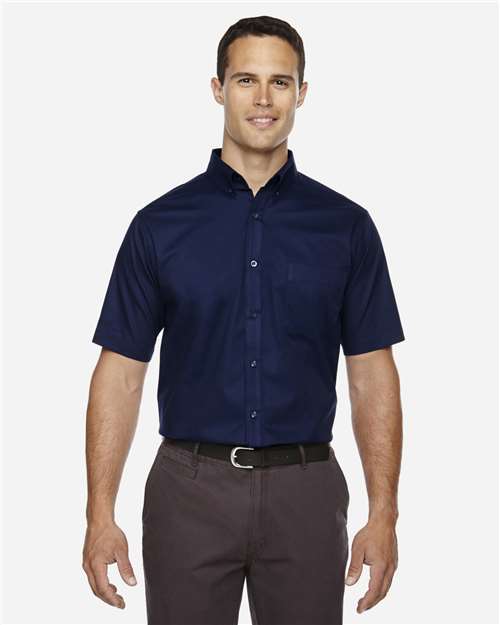Men's Tall Optimum Short Sleeve Twill Dress Shirt