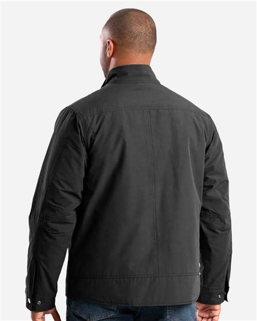 Men's Highland Quilt-Lined Micro-Duck Jacket – On Model – Back