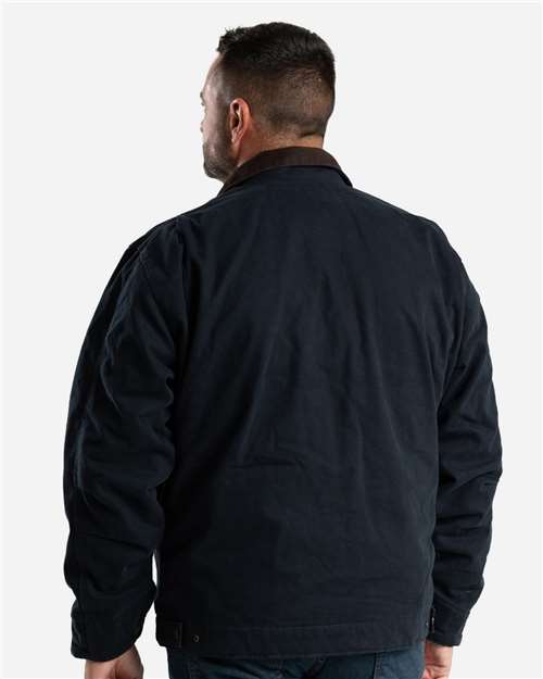Men's Highland Washed Gasoline Jacket – On Model – Back