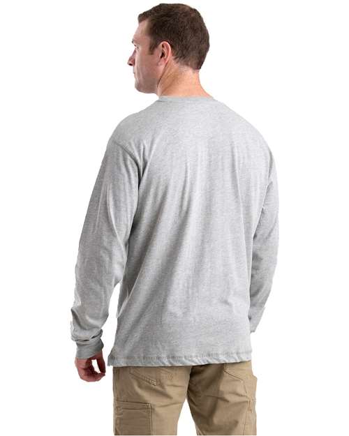 Men's Performance Long Sleeve Pocket T-Shirt – On Model – Back