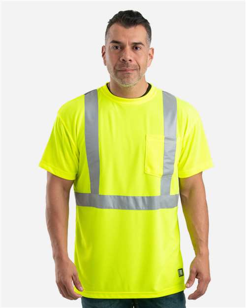Men's Hi-Vis Class 2 Performance Pocket T-Shirt