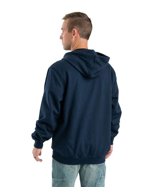 Men's Flame Resistant Full-Zip Hooded Sweatshirt – On Model – Back