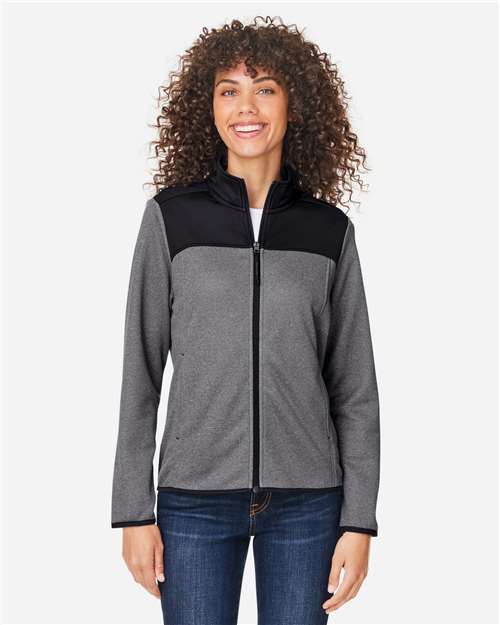 Women's Venture Heathered Stripe Hybrid Jacket