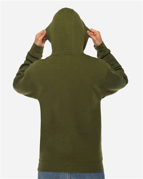 Unisex Premium Hoodie Sweatshirt – On Model – Back