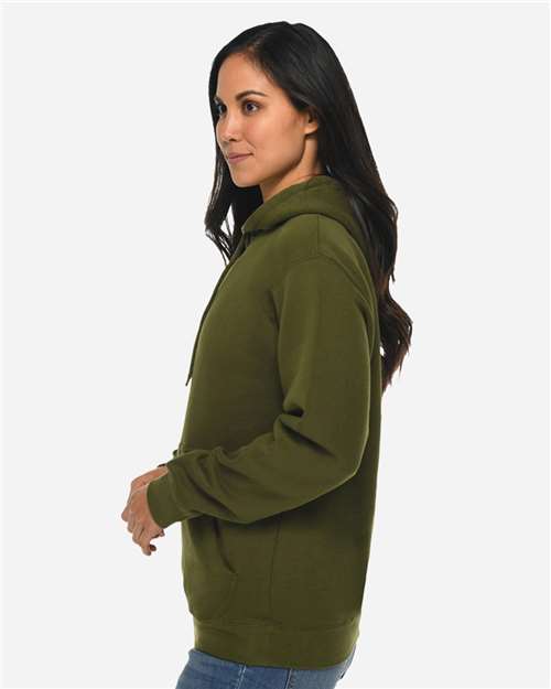 Unisex Premium Hoodie Sweatshirt – On Model – Side