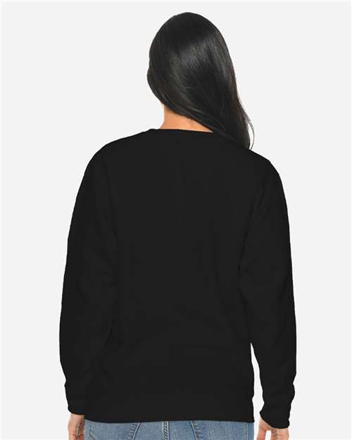 Unisex Premium Crewneck Sweatshirt – On Model – Back
