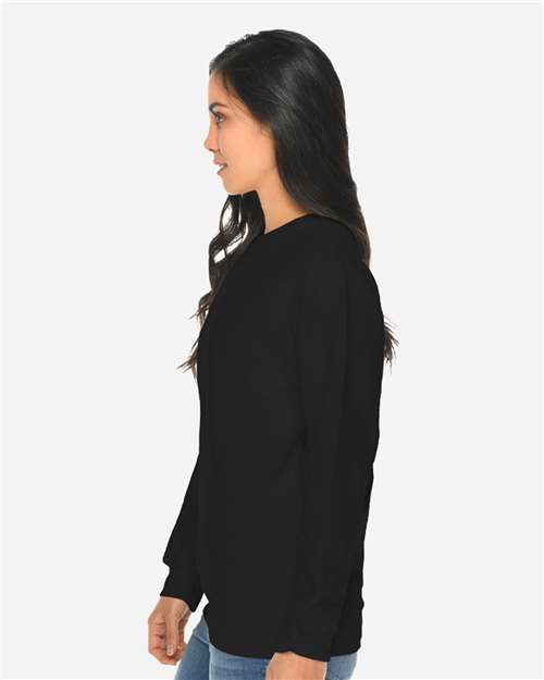 Unisex Premium Crewneck Sweatshirt – On Model – Side