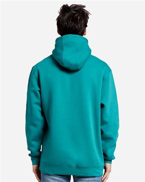 Unisex Heavyweight Hoodie Sweatshirt – On Model – Back