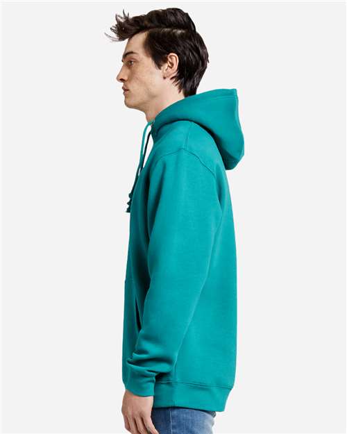 Unisex Heavyweight Hoodie Sweatshirt – On Model – Side