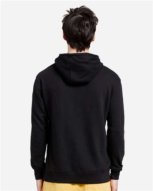 Unisex French Terry Hoodie Sweatshirt – On Model – Back