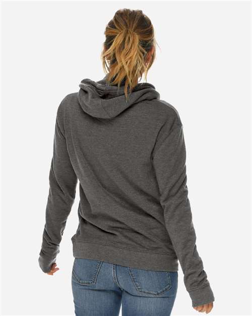 Unisex French Terry Hoodie Sweatshirt – On Model – Back
