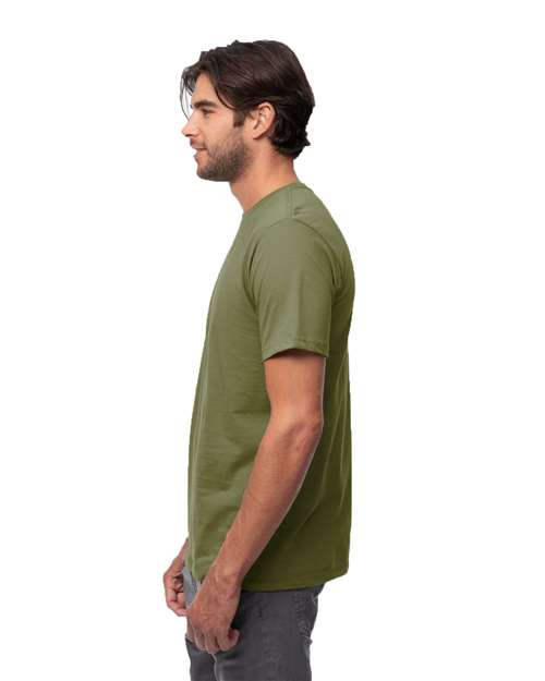 Unisex Fashion T-Shirt – On Model – Side