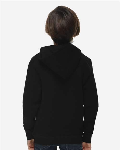 Youth Premium Hoodie Sweatshirt – On Model – Back