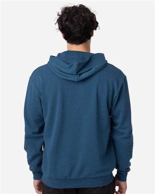 Unisex Reclaimist Fiber Hooded Sweatshirt – On Model – Back