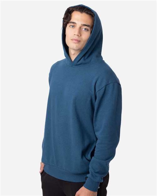 Unisex Reclaimist Fiber Hooded Sweatshirt – On Model – Side