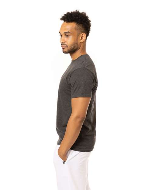 Unisex Committed T-Shirt – On Model – Side