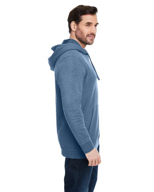 Unisex Hemp Hero Hooded Sweatshirt – On Model – Side