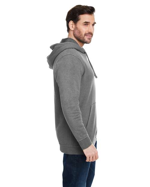 Unisex Hemp Hero Hooded Sweatshirt – On Model – Side