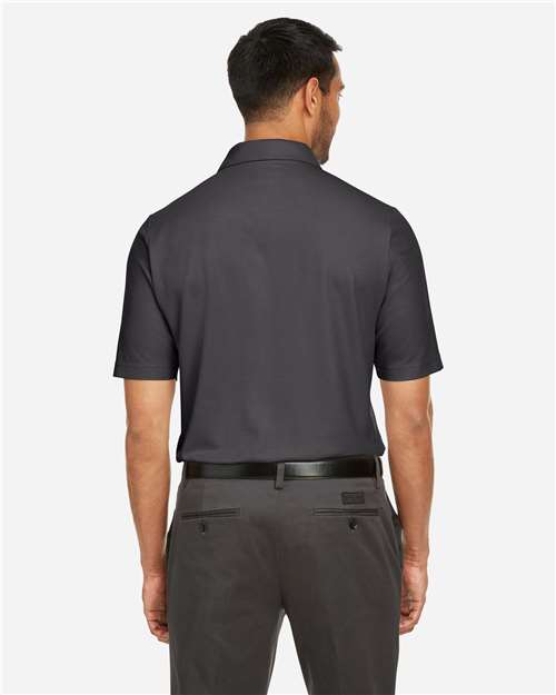 Men's Tall Fusion ChromaSoft™ Pique Polo – On Model – Back
